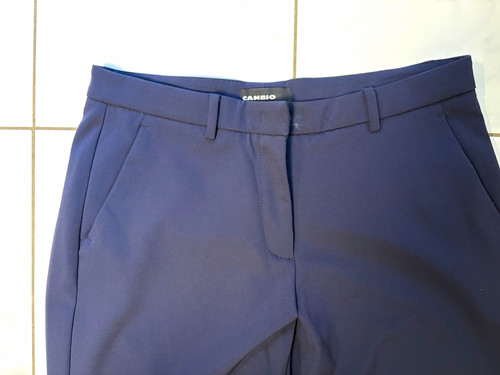Cambio damen hose blau - ,